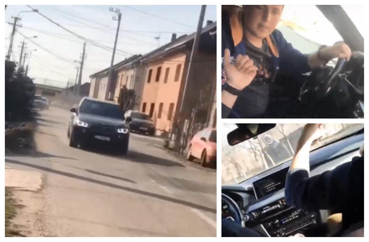 fiu afacerist sofer ghiroda Fiul de 15 ani al unui afacerist din Ghiroda, filmat la volanul unui BMW în oraş