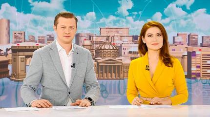 Anamaria Gudu și Bogdan Alecsandru în studioul Observator