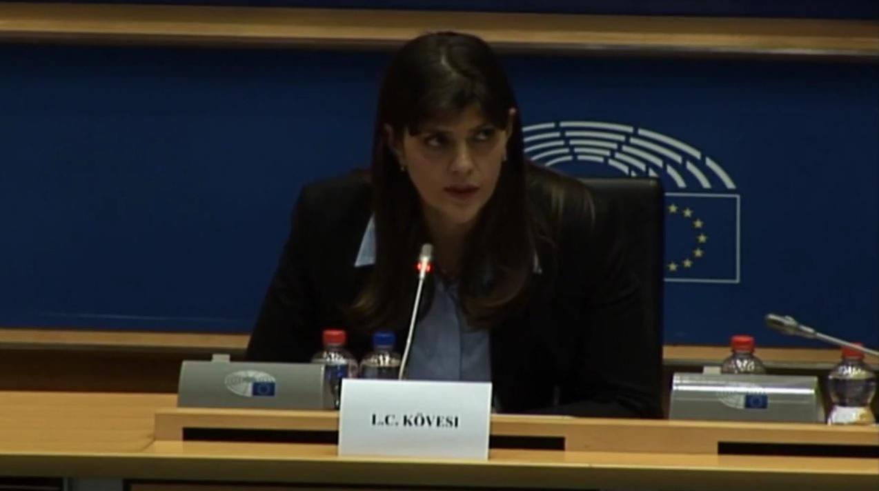 Laura Codruţa Kovesi Laura Codruţa Kovesi, audieri pentru funcţia de şef al Parchetului European