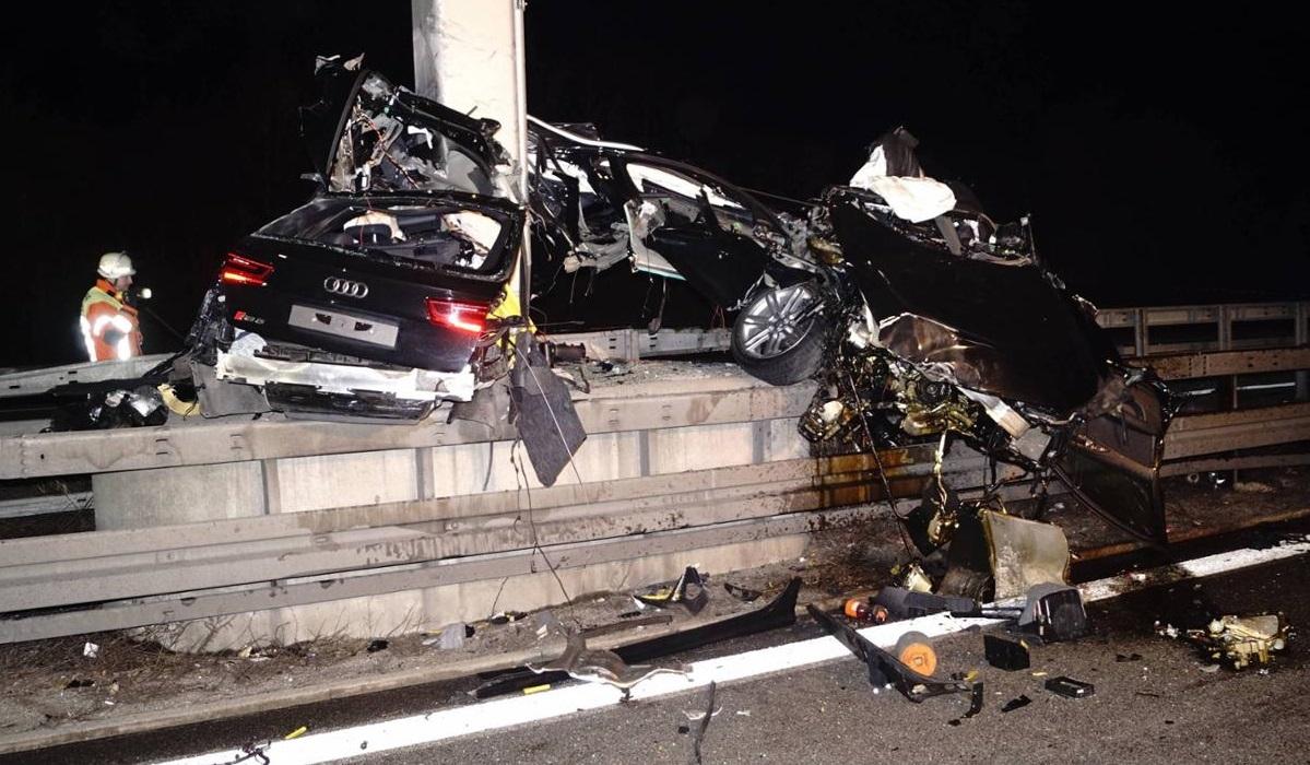 Şoferul avea 68 de ani Audi circula cu peste 200 la oră