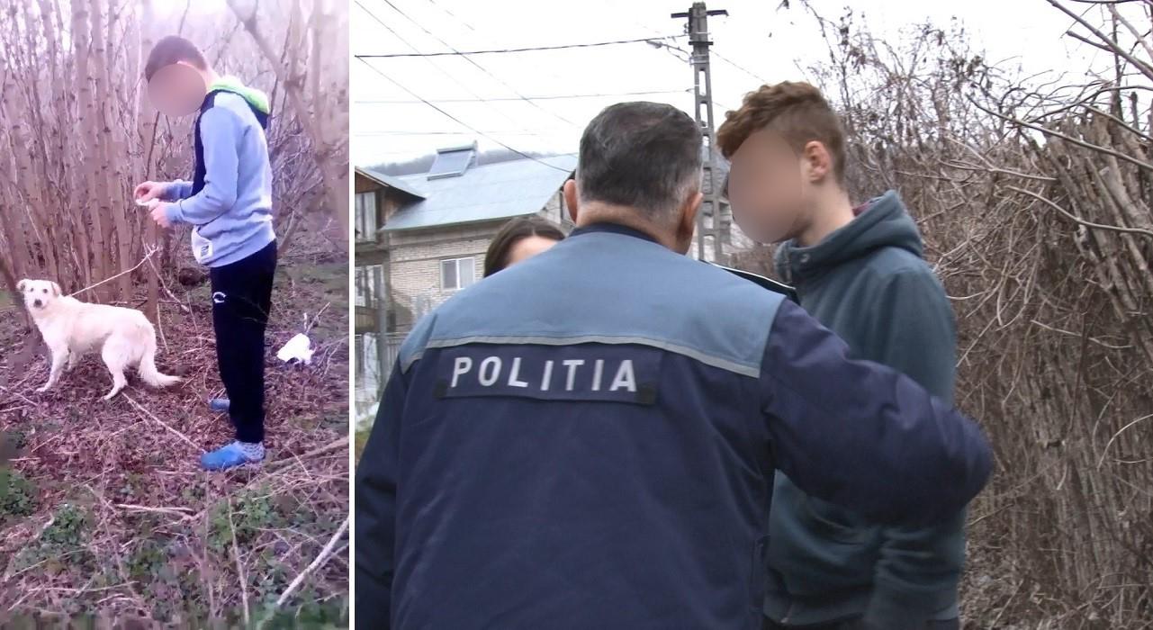 Adolescentul din Dâmboviţa luat de poliţie