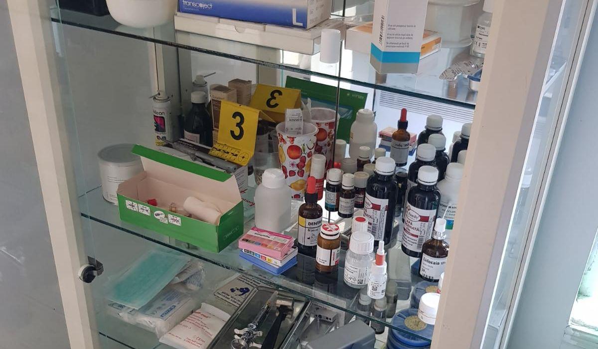 Falsul stomatolog şi-a improvizat un cabinet în comuna Gruiu din Ilfov