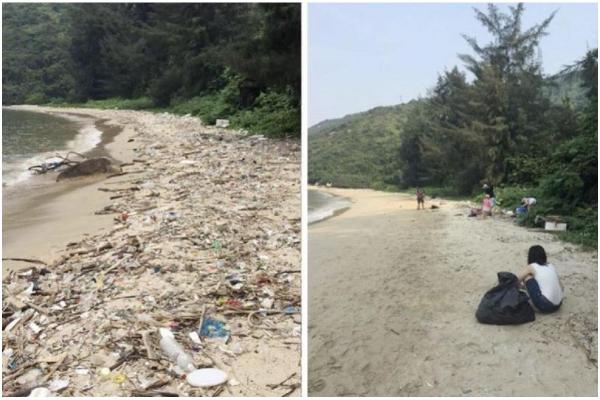 Plaje, păduri, parcuri au fost curăţate de participanţi