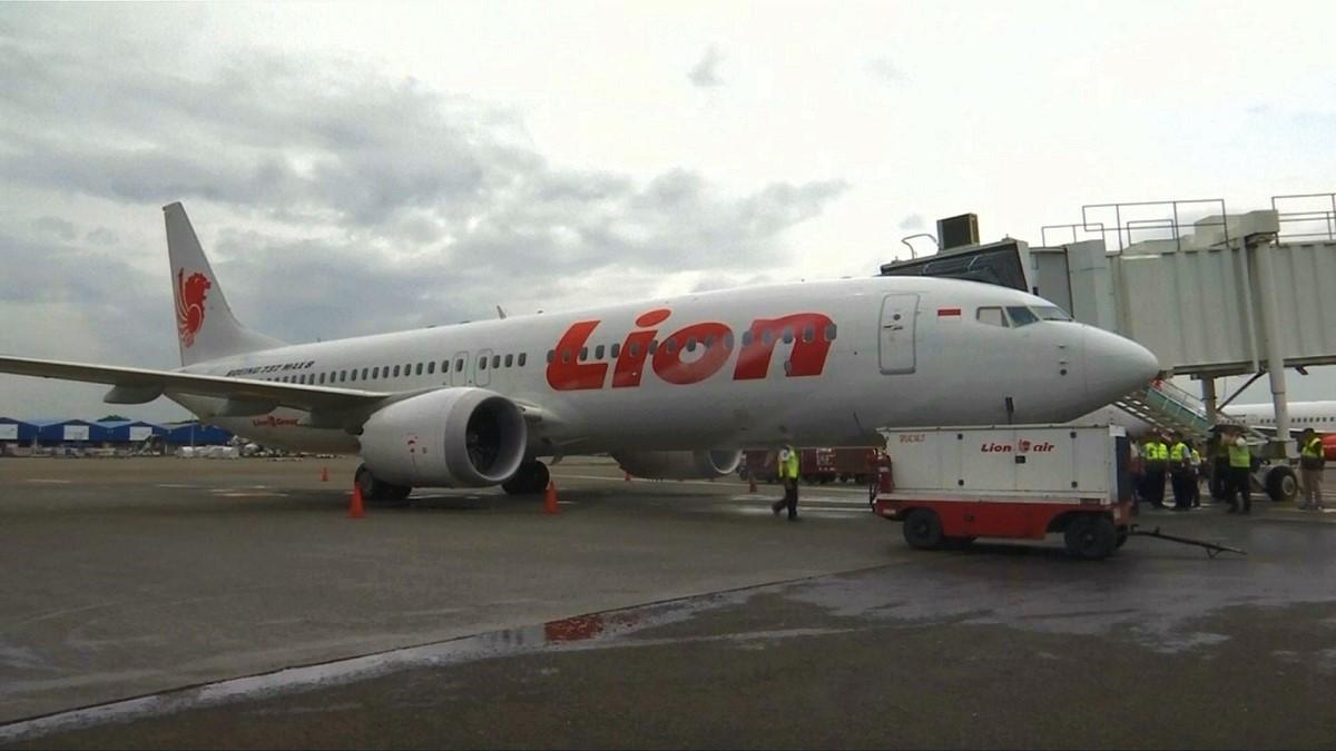 Boeing 737 Max-8 Avion Boeing 737 Max-8 pe pista unui aeroport