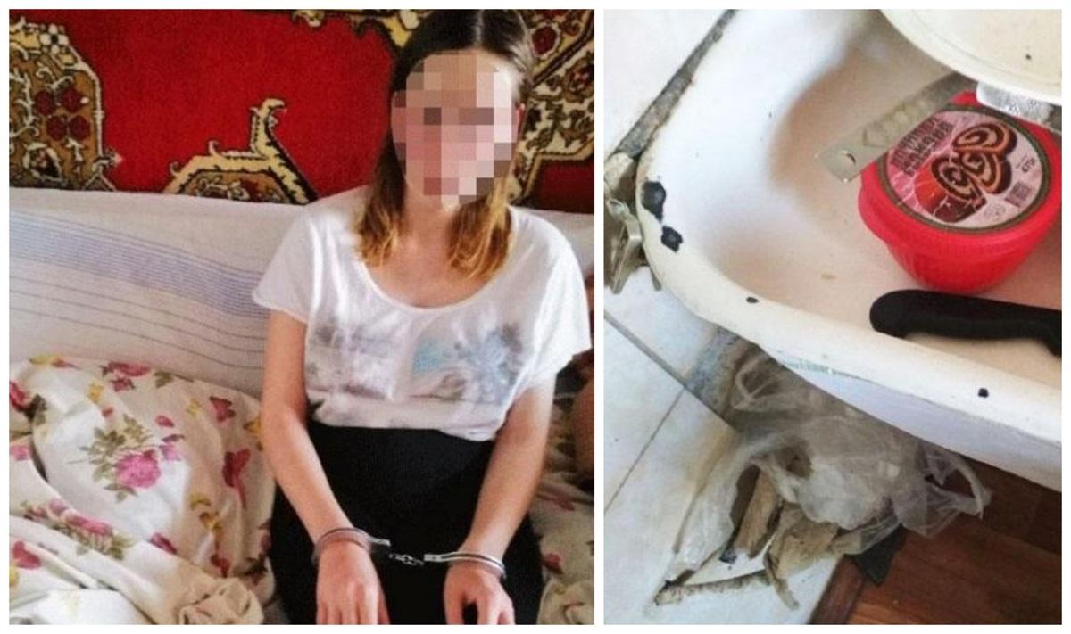Femeia criminală Mama şi-a ucis bebeluşu lcu un cuţit de bucătărie