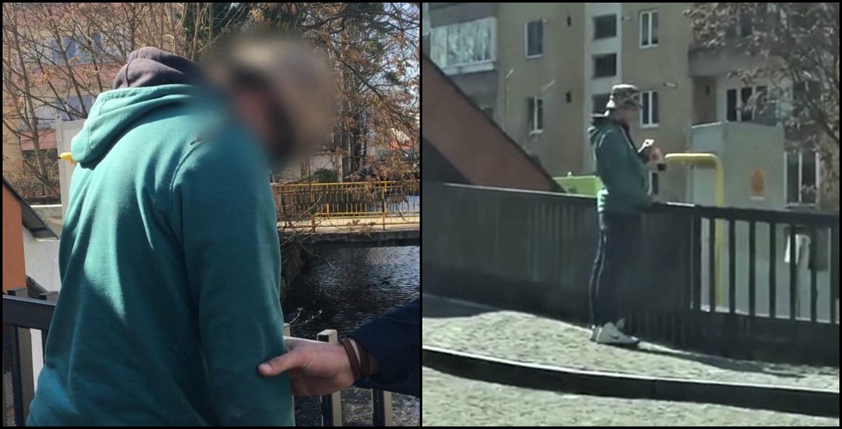 Tânărul narcoman Tânărul narcoman pe o stradă din Cluj