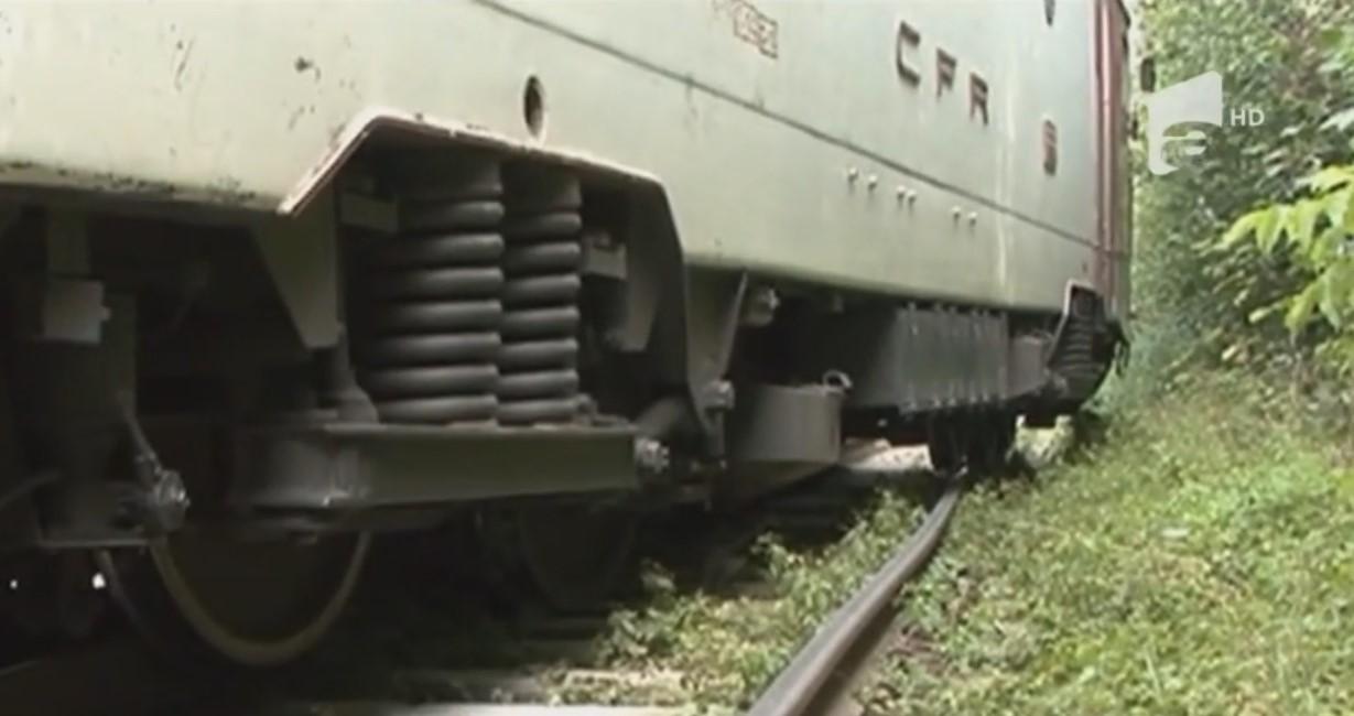 Tren deraiat pe liniile ferate române