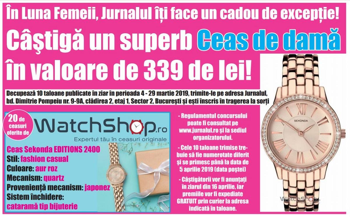 Jurnalul Câştigă un ceas cu Jurnalul