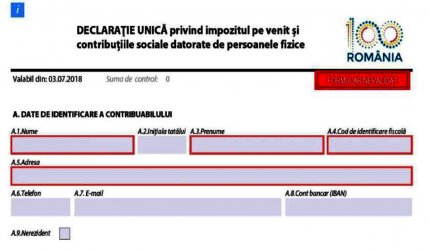 Declaraţia unică 2019. Depunerea declaraţiei, amânată până la 31 iulie