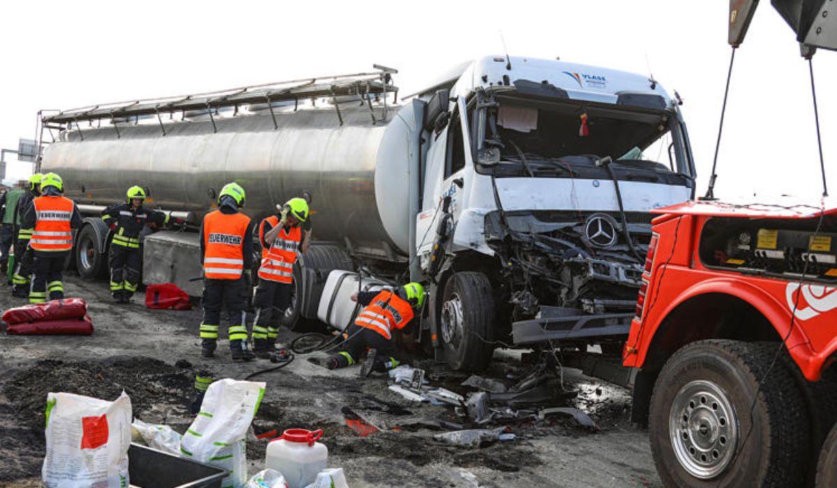 Şoferul român a fost implicat într-un accident pe autostradă în Austria