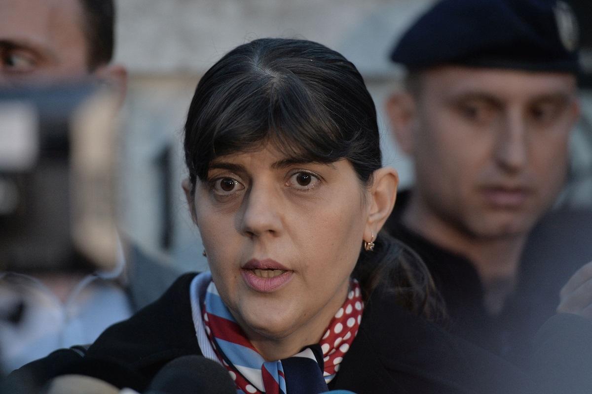 Laura Codruța Kovesi Kovesi în declaraţii de presă