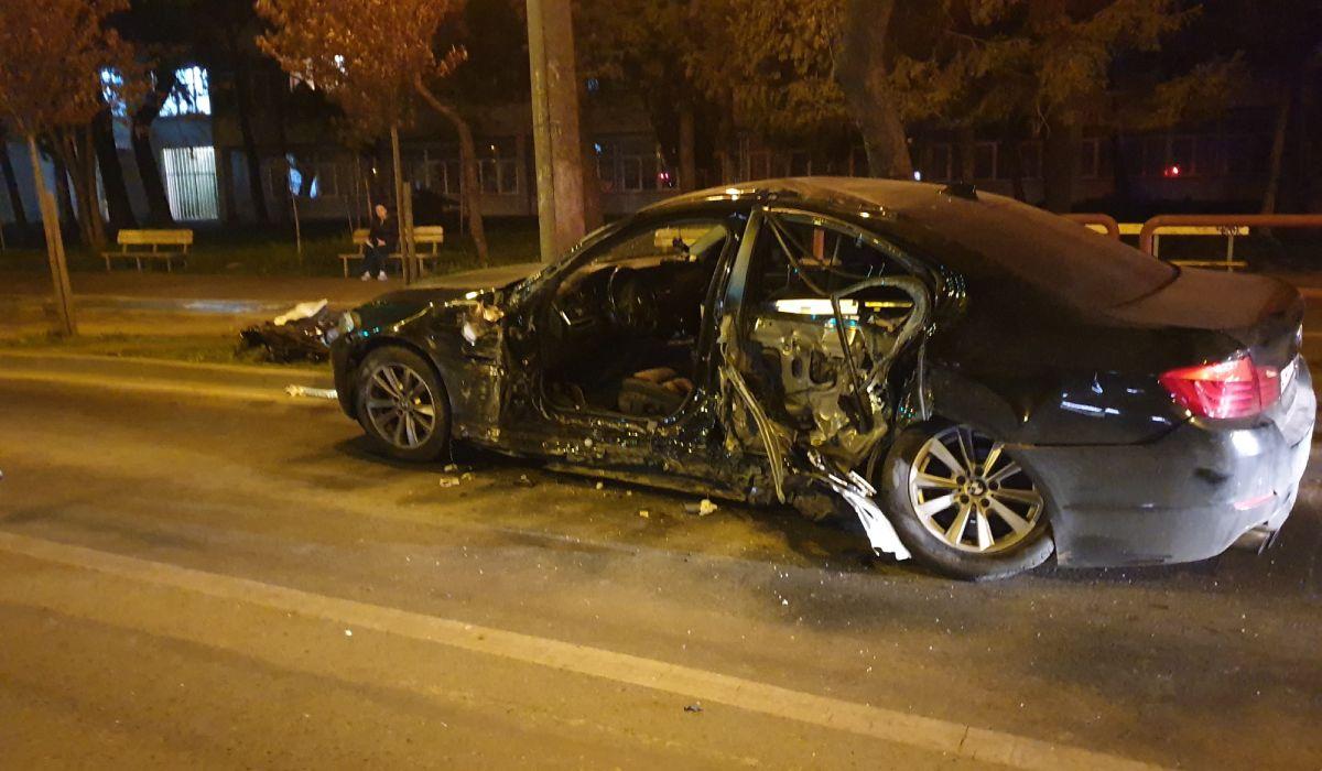 Accident grav cu un BMW pe o stradă din Timișoara