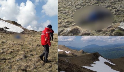 Bărbatul înghețat a fost găsit mort în zona Valea Zadelor din Sinaia