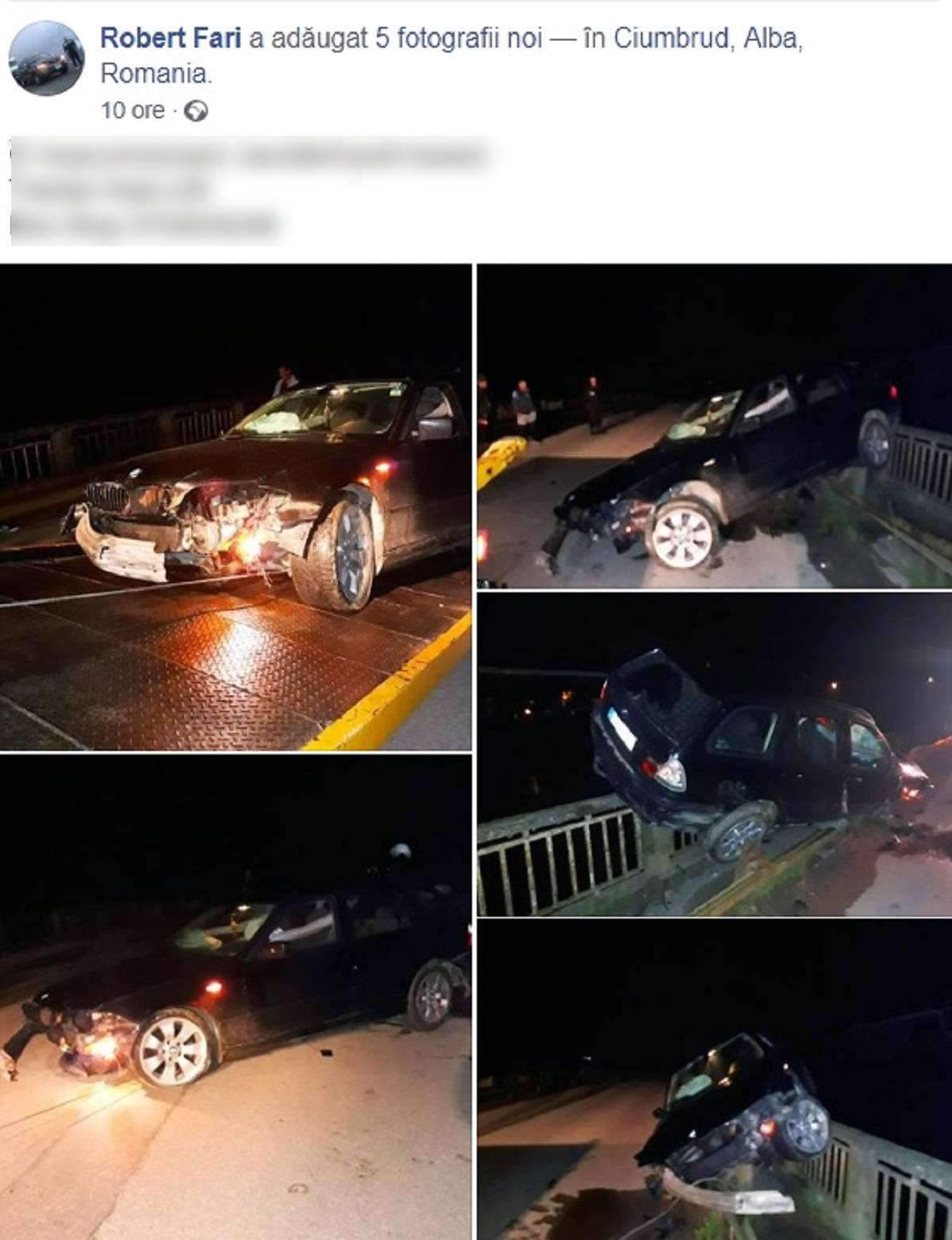 În noaptea de 21/22 mai 2019, în jurul orei 02.20, polițiștii din Aiud au intervenit la un accident pe DJ 107 E Aiud – Ciumbrud