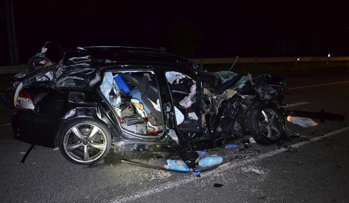 BMW-ul înmatriculat în România a fost implicat într-un accident în Ungaria