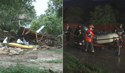 Alţi doi copii au fost găsiţi morţi la Sângeru, după ce casa lor a fost luată de viitură