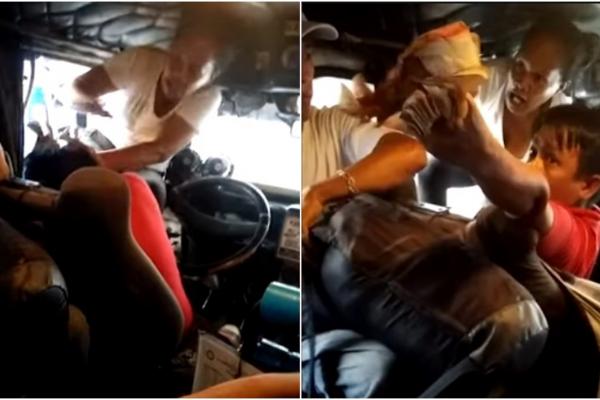 Femeia şi-a prins bărbatul cu amanta la volan