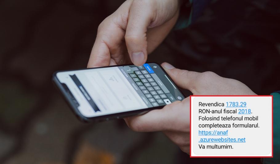 Mesaj trimis în numele ANAF Fraudă în numele ANAF