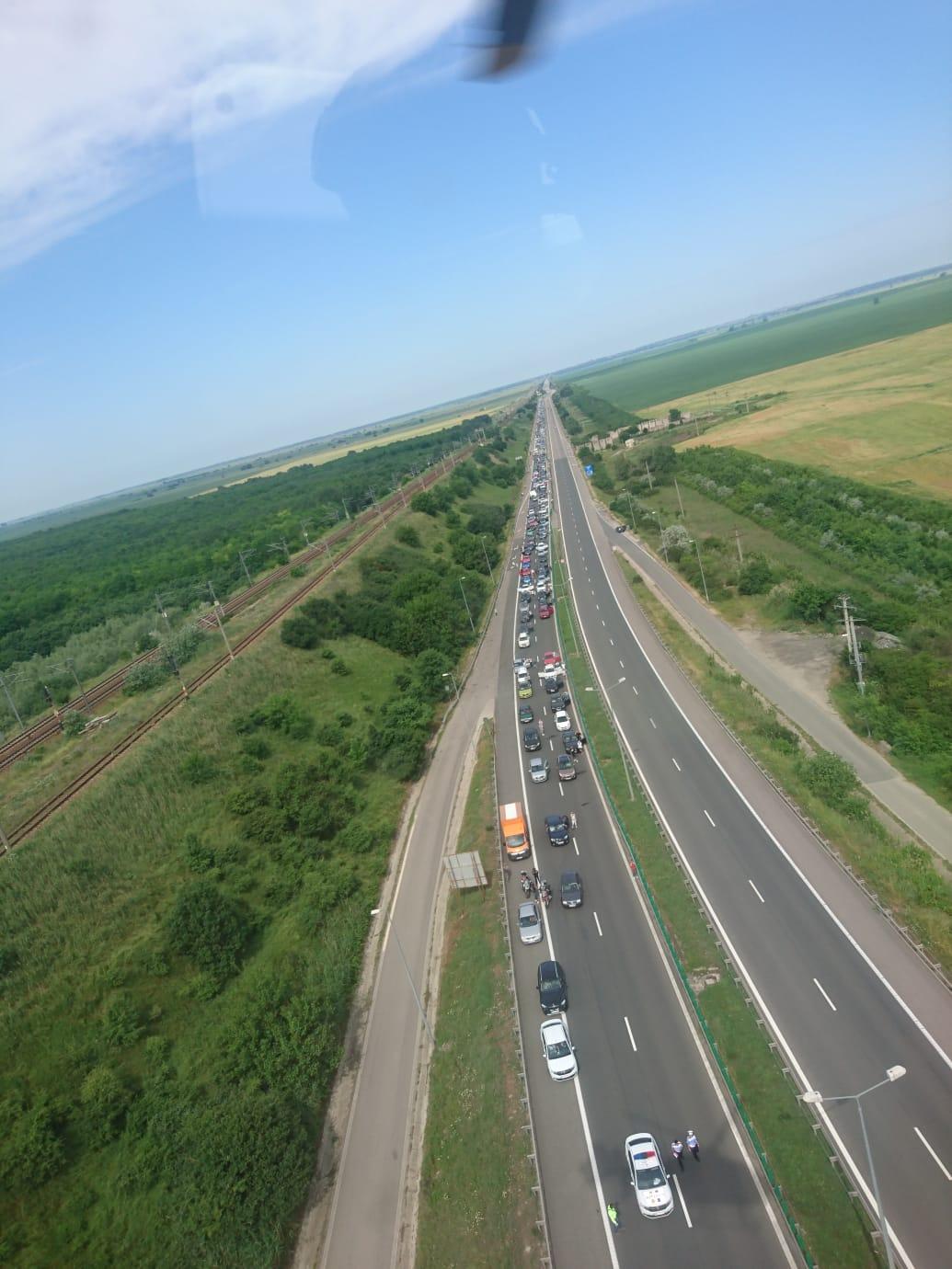 Accident cumplit pe autostrada A2, în apropiere de Cernavodă