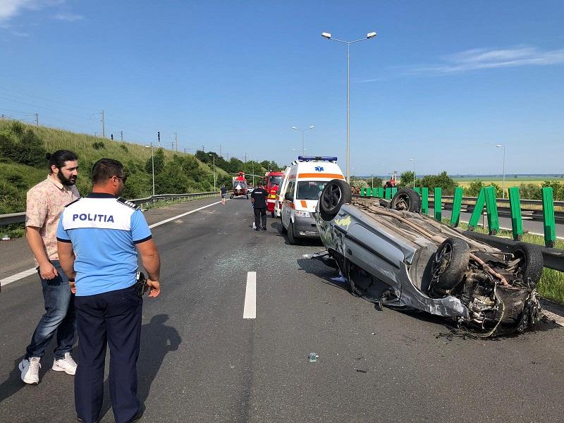 Accident cumplit pe autostrada A2, la Cernavodă
