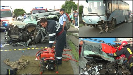 Accident la Goleşti, în Vrancea