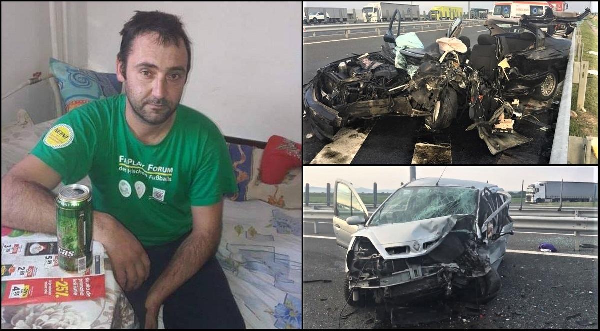 El este şoferul fugar care a băgat în comă doi copii şi le-a ucis buncii