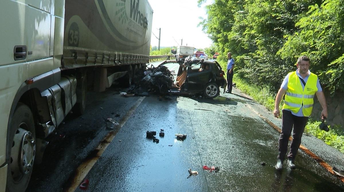 Accident teribil la Milova, în Arad