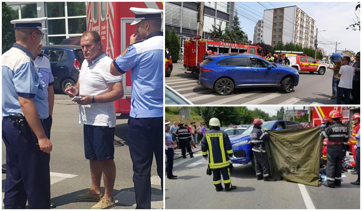 Un tânăr a fost ucis de un milionar cu Jaguar, pe trecere, la Cluj