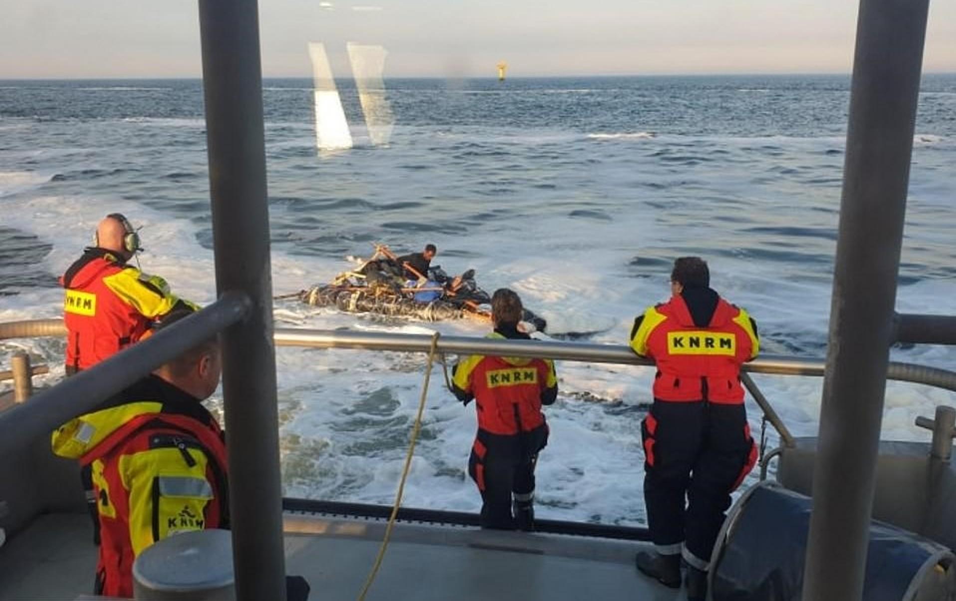 Imigrantul cu pluta în Marea Nordului