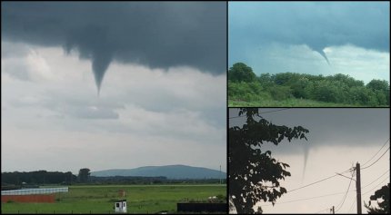 Fenomenele extreme au fost raportate în Prejmer - Braşov, Vădeni - Brăila, Şendreni - Galaţi şi Pâncota - Arad