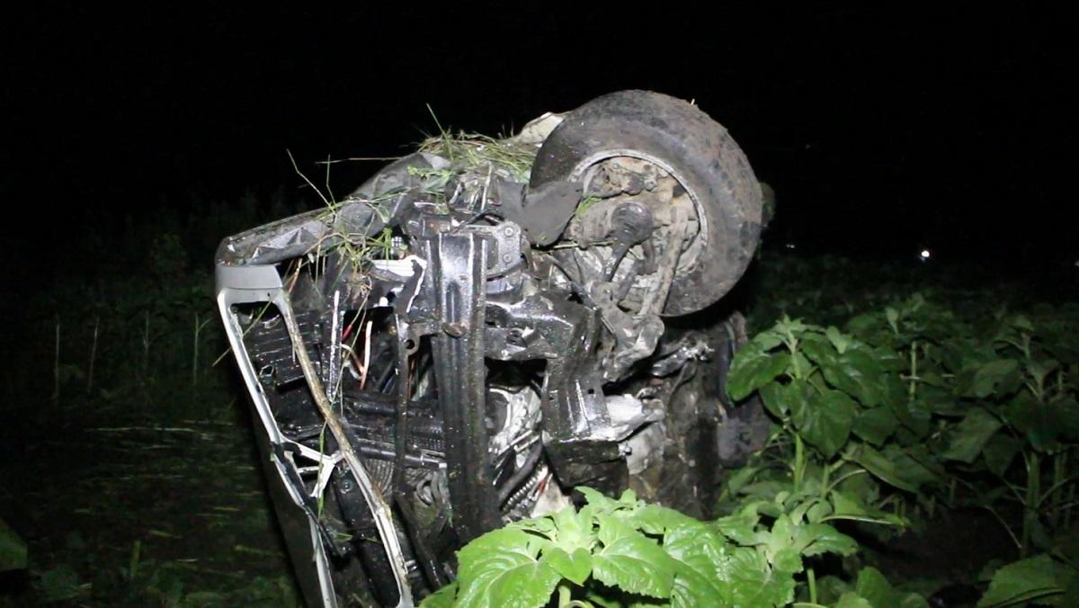 Un accident teribil s-a produs, noaptea trecută, pe DJ203, în comuna Ziduri, Buzău