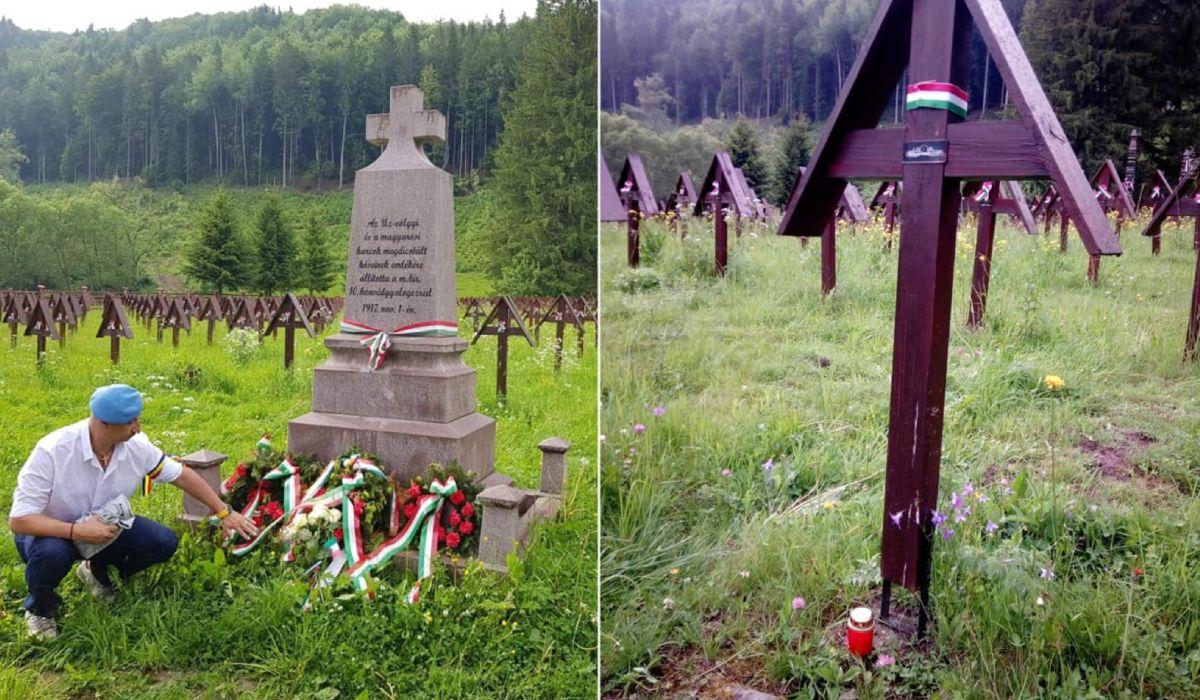 Gabriel Enache, poliţist local în Constanţa, a oferit o lecţie de onoare în cimitirul din Valea Uzului