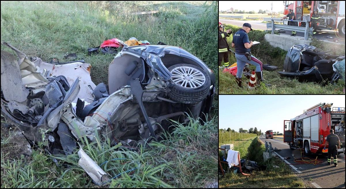 Cei patru români morţi în accident în Italia, la Sant’Andrea, avea vârste de 14, 17, 19 şi 35 de ani