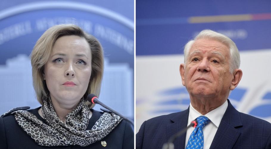 Carmen Dan și Teodor Meleșcanu Carmen Dan și Teodor Meleșcanu miniștrii de Interne și Externe