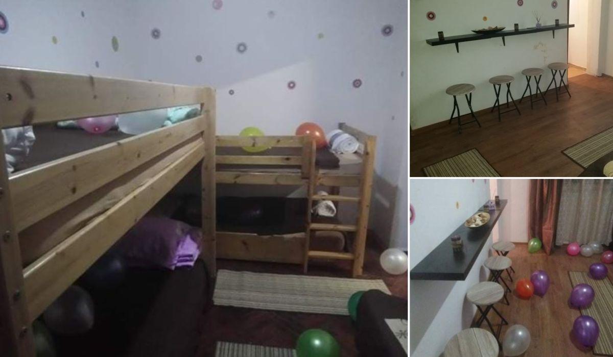 Apartamentul în care locuiesc cei zece fraţi din Vladimirescu, Arad, a fost renovat