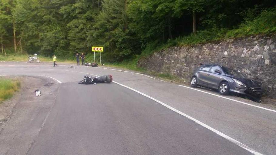 Locul accidentului Locul accidentului de pe Transfăgărășan