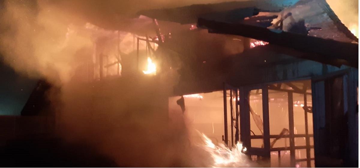 Incendiul de la ferma din Giurgiu a produs pagube semnificative