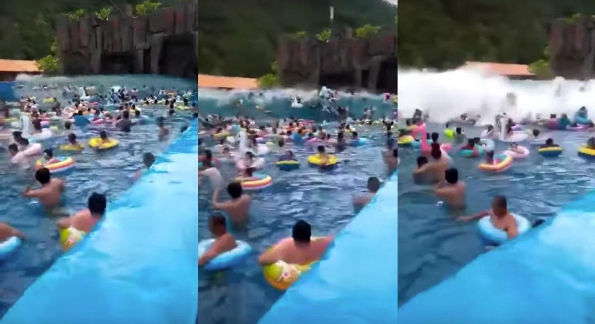 tsunami piscina china În total 44 de oameni au avut nevoie de îngrijri medicale