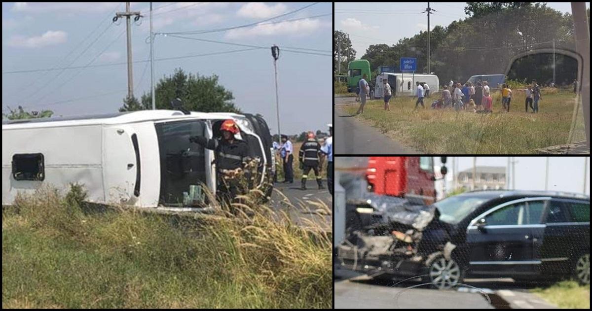 Accident în județul Giurgiu,  între localităţile Dragomireşti Deal şi Bâcu