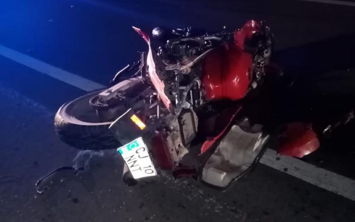 Accident de motocicicletă în Gilău