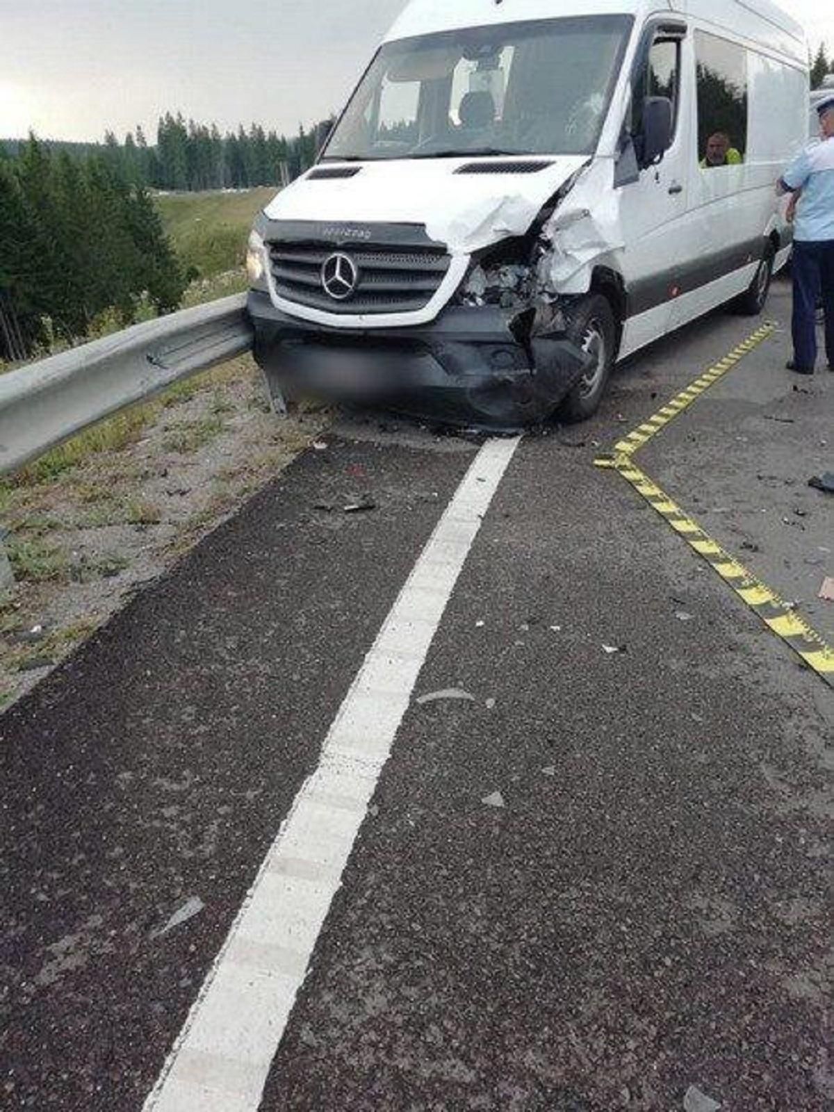 Accident teribil în Pasul Tihuţa, Poiana Stampei