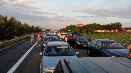 Accident pe A2