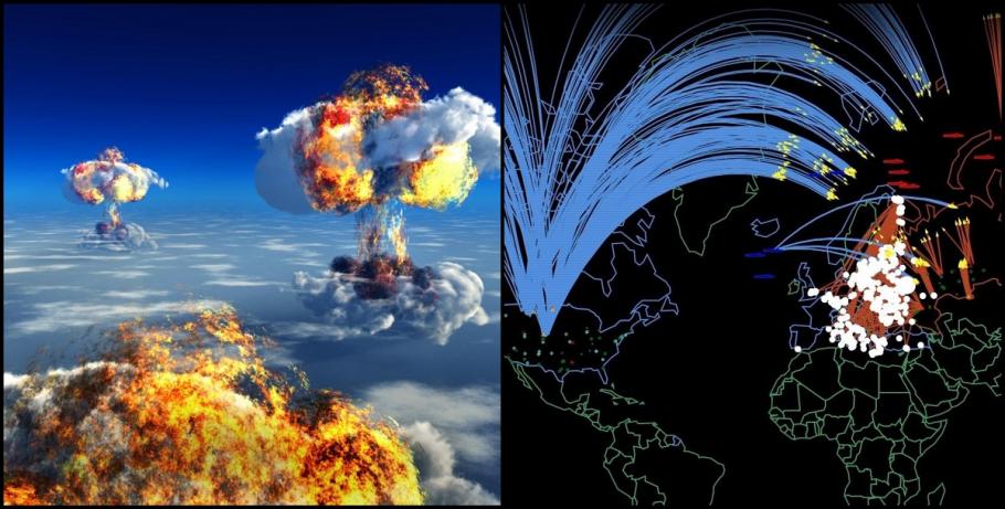 Simulare a unui război nuclear NATO-Rusia Simulare război nuclear NATO-Rusia: Peste 90 de milioane de victime, doar în primele ore