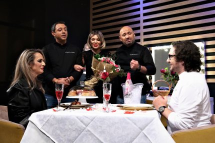 Gest romantic pentru soția lui chef Florin Dumitrescu, pe platoul Chefi la cuțite