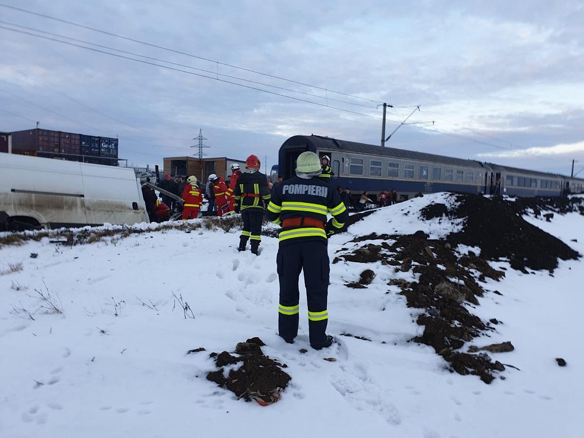 O persoană a murit într-un accident de tren la Şcheia, în Suceava