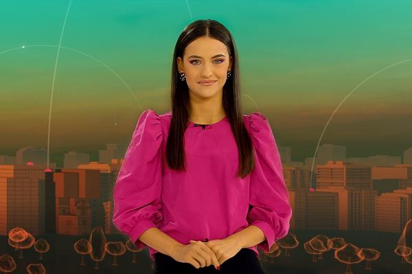 Prezentatoarea Horoscopului, Rosse, în platoul Observator