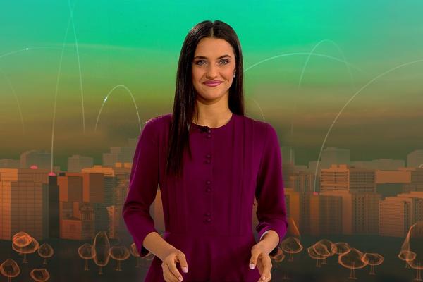 Prezentatoarea Horoscopului, Rosse, în platoul Observator