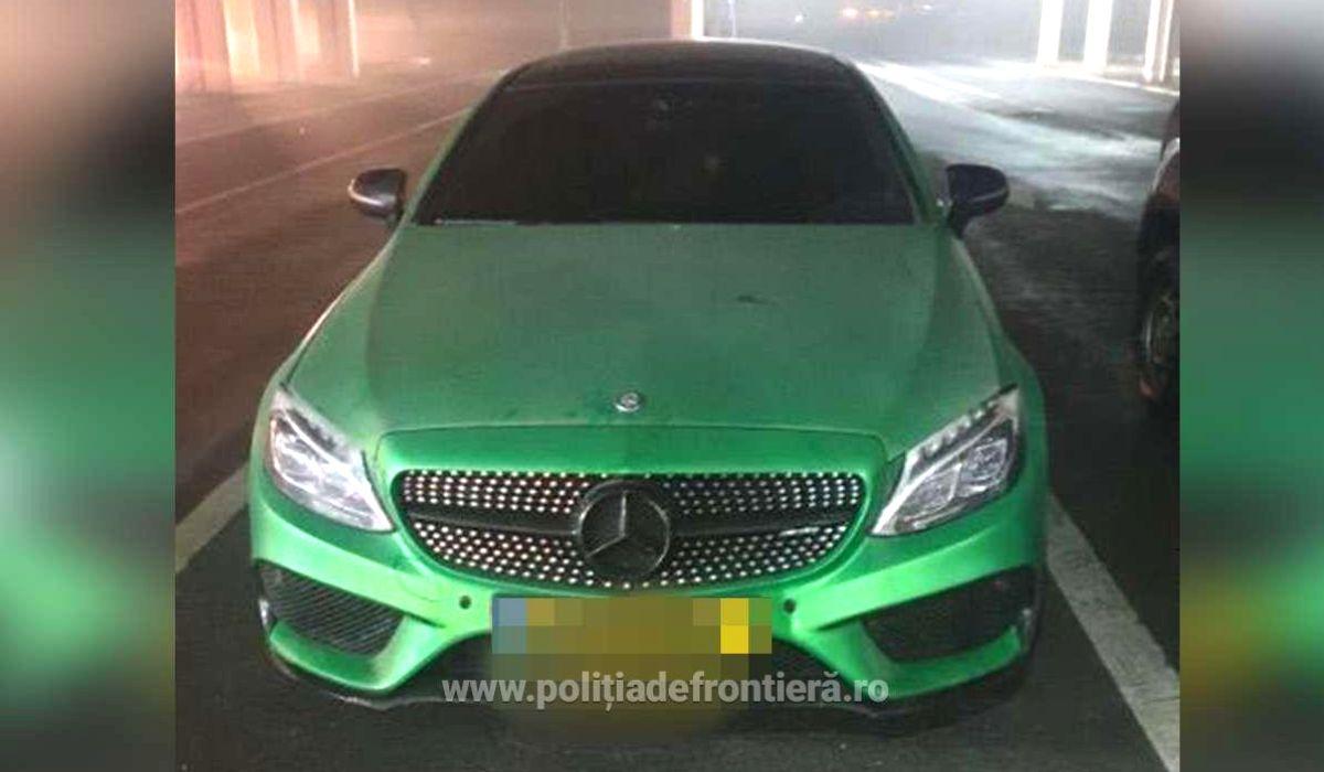 Poliţiştii din vama Giurgiu au confiscat un Mercedes de 50.000 de euro