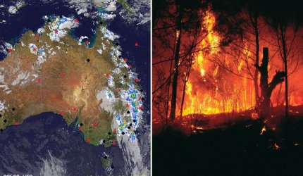 Ploi aşteptate în Australia, în zonele cu incendii