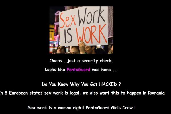 A fost atacat site-ul Curții de Conturi. Hackerii cer legalizarea prostituției